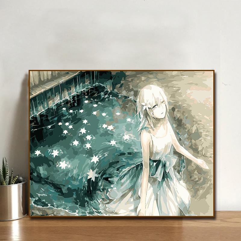 Portrait Paint By Numbers Kits UK For Adult A343