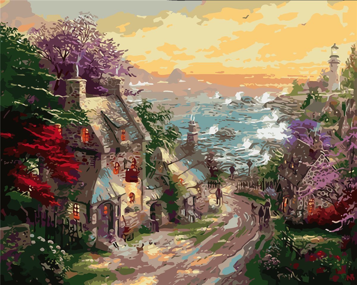 Natural Paint By Numbers Kits UK For Adult A412