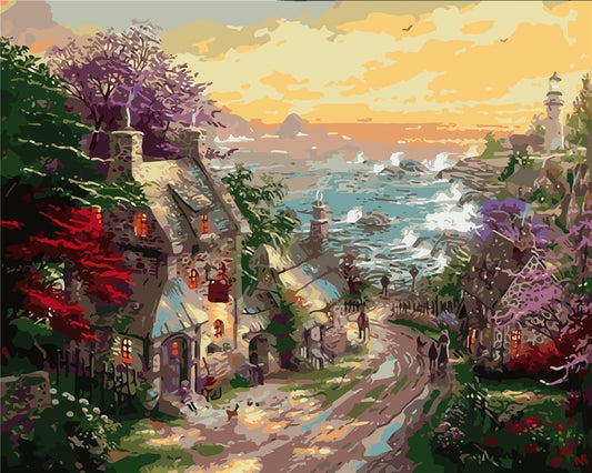 Natural Paint By Numbers Kits UK For Adult A412