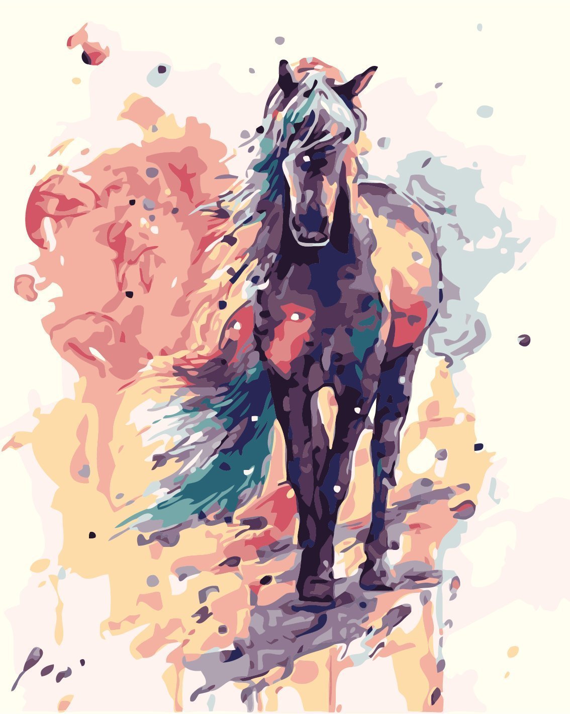 Animal Paint By Numbers Kits UK For Adult A79