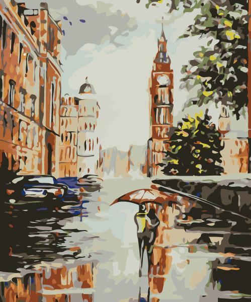 Landscape Paint By Numbers Kits UK For Adult AN1898