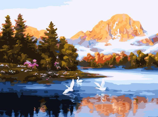 Natural Paint By Numbers Kits UK For Adult AN2220