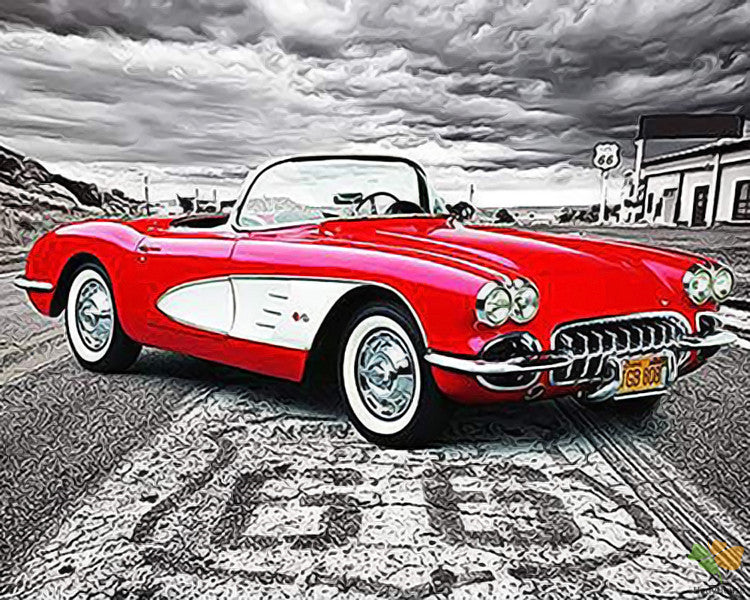 Engine Paint By Numbers Kits UK AUC2612