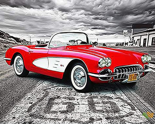 Engine Paint By Numbers Kits UK AUC2612