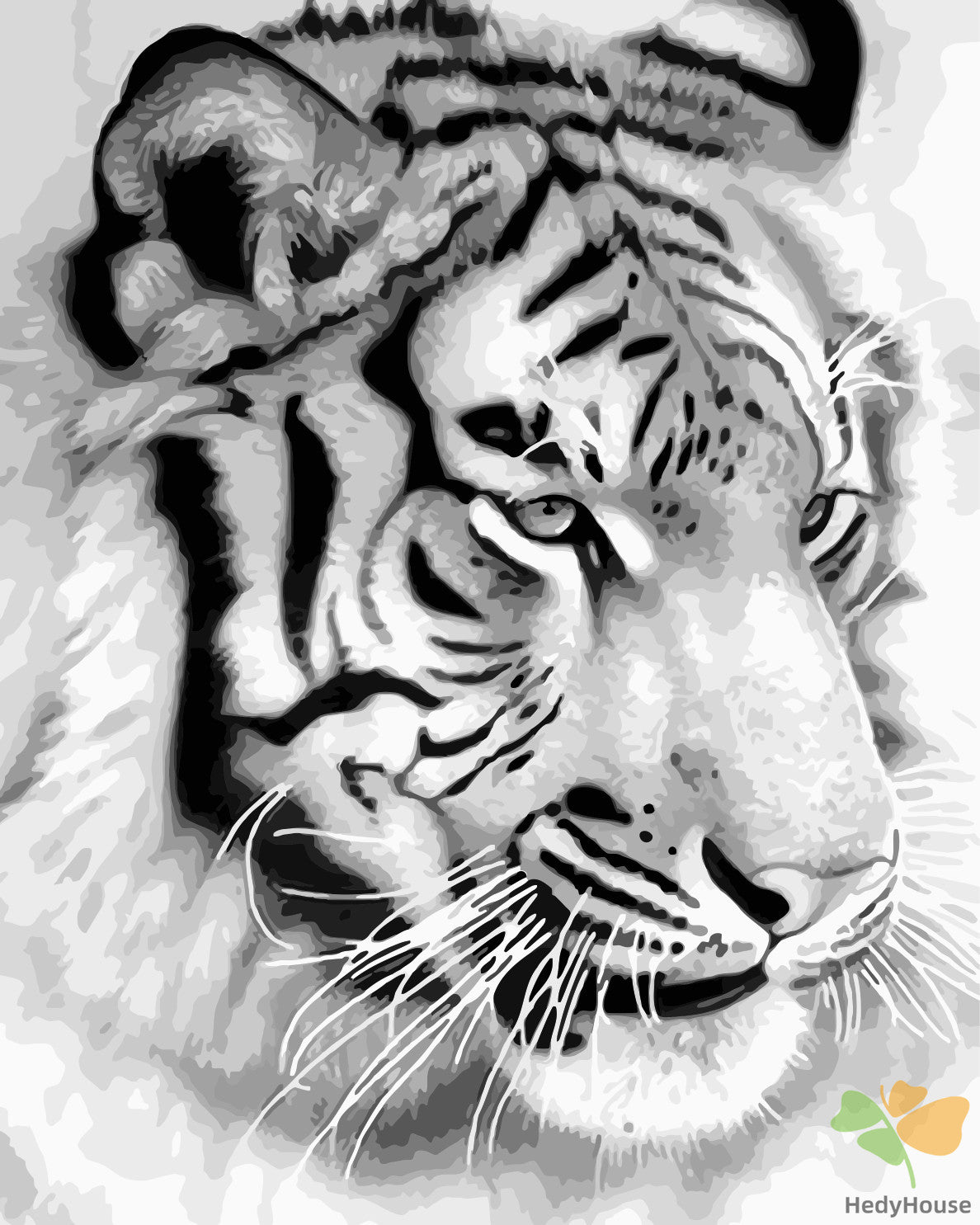 Animal Paint By Numbers Kits UK BAW6511