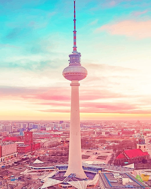 City Paint By Numbers Kits UK BIN9714