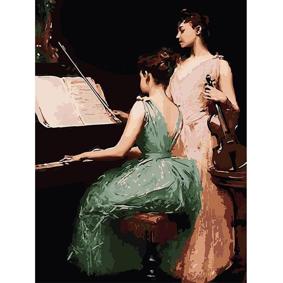 Portrait Paint By Numbers Kits UK For Adult BR2014