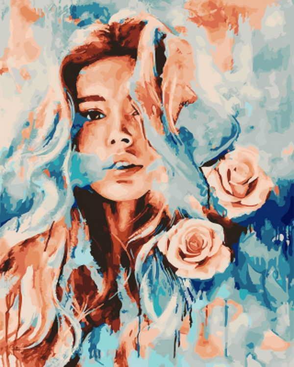Portrait Paint By Numbers Kits UK For Adult BR2017