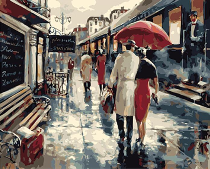 Portrait Paint By Numbers Kits UK For Adult BR2025