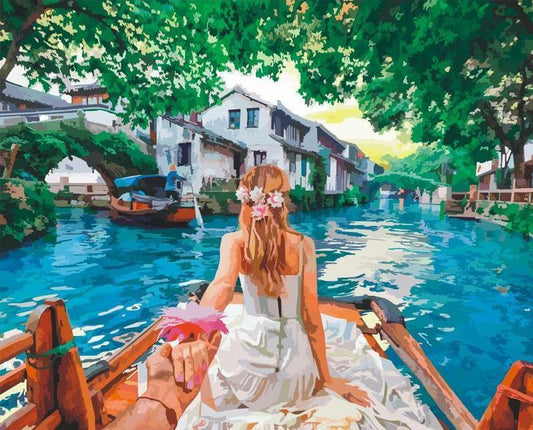 Portrait Paint By Numbers Kits UK For Adult BR2030