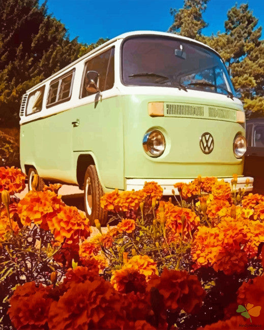 Engine Paint By Numbers Kits UK BUS9240