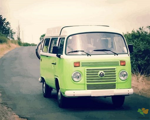 Engine Paint By Numbers Kits UK BUS9242