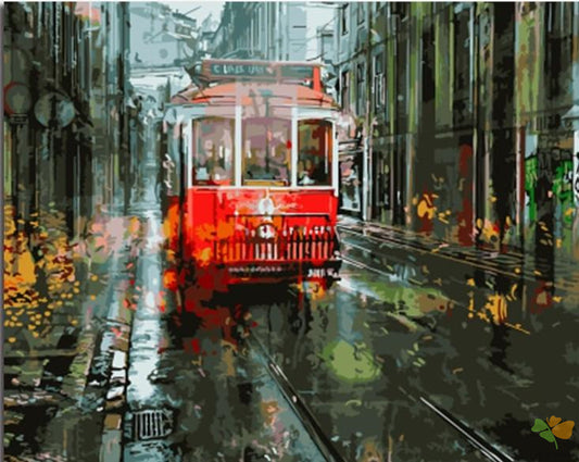 Engine Paint By Numbers Kits UK BUS9246