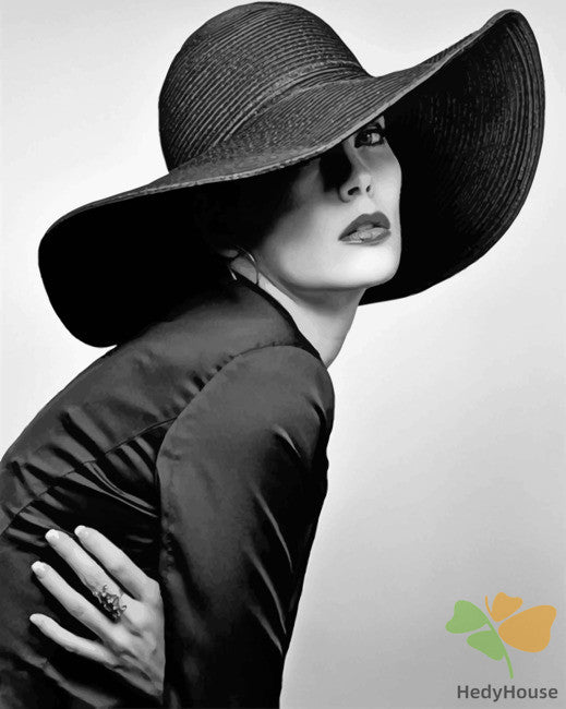 Portrait Paint By Numbers Kits UK BlA1201