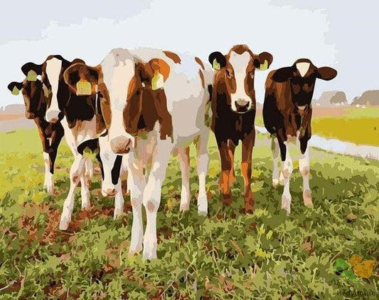 Animal Paint By Numbers Kits UK CAB6731