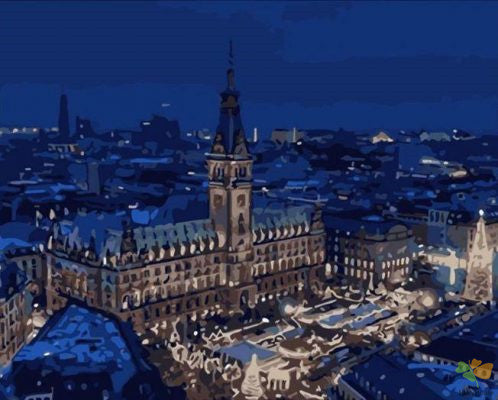 City Paint By Numbers Kits UK CHB6901