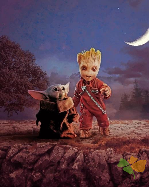 Movie Paint By Numbers Kits UK DQ23729