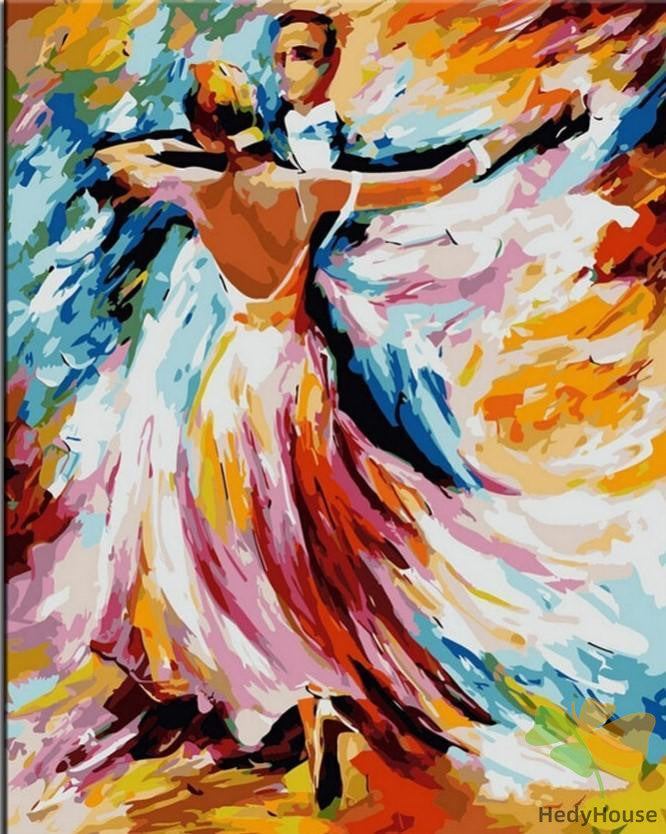 Portrait Paint By Numbers Kits UK DQ35407