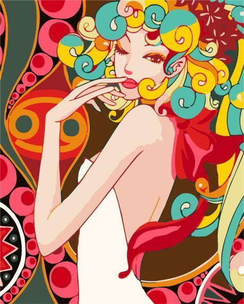 Portrait Paint By Numbers Kits UK For Adult G015