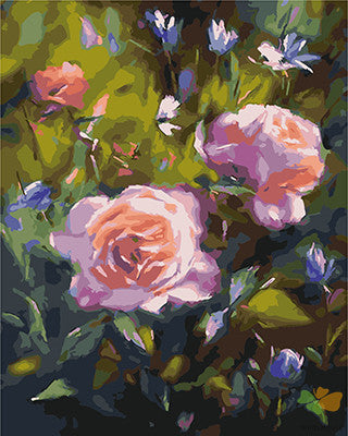 Flower Paint By Numbers Kits UK GX21011