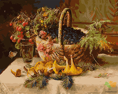 Flower Paint By Numbers Kits UK GX21029