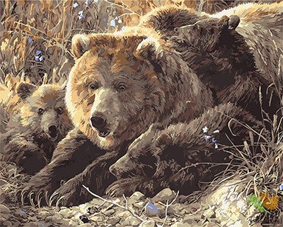 Animal Paint By Numbers Kits UK GX21040