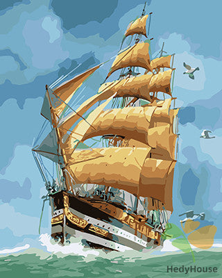 Seascape Paint By Numbers Kits UK GX21050