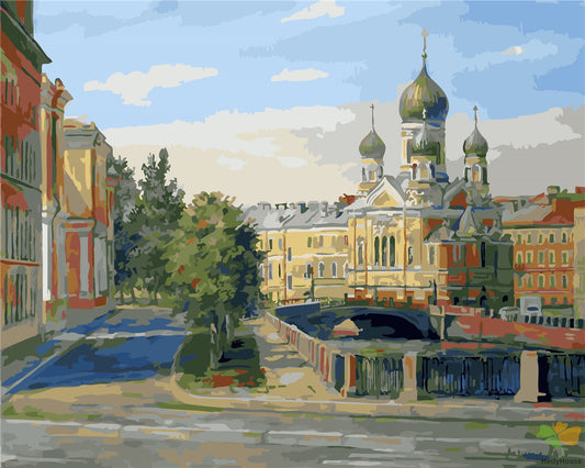 City Paint By Numbers Kits UK GX21094