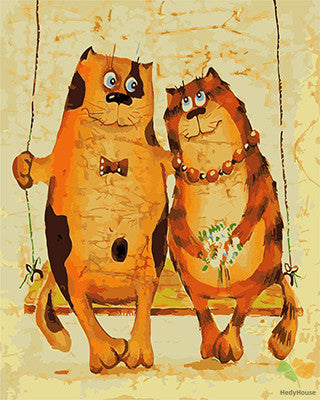 Cartoon Paint By Numbers Kits UK GX21138