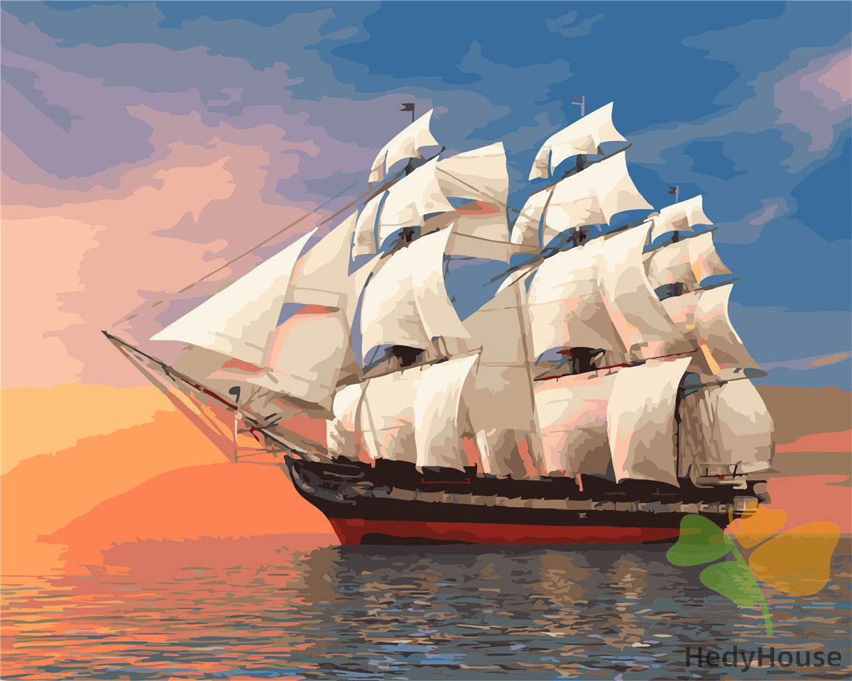 Seascape Paint By Numbers Kits UK GX21159