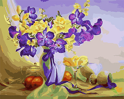 Flower Paint By Numbers Kits UK GX21180