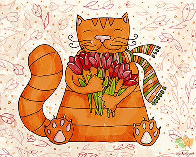 Cartoon Paint By Numbers Kits UK GX21203