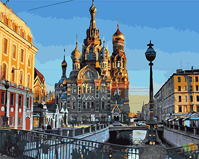 City Paint By Numbers Kits UK GX21214