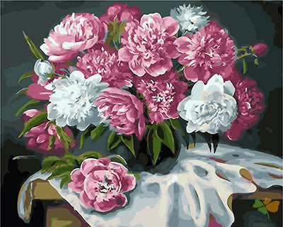 Flower Paint By Numbers Kits UK GX21232