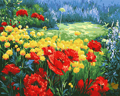 Flower Paint By Numbers Kits UK GX21253