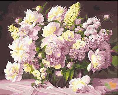 Flower Paint By Numbers Kits UK GX21254