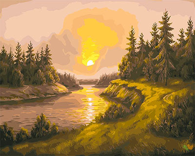 Landscape Paint By Numbers Kits UK GX21428