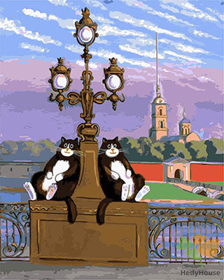 Cat & Dog Paint By Numbers Kits UK GX21430