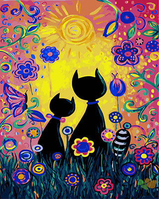 Cartoon Paint By Numbers Kits UK GX21439