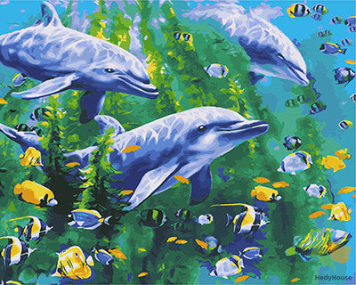 Animal Paint By Numbers Kits UK GX21547