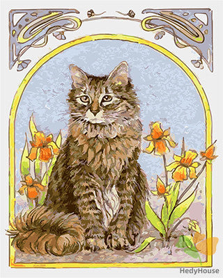 Cat & Dog Paint By Numbers Kits UK GX21552