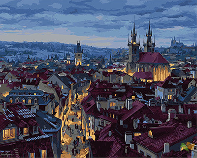 City Paint By Numbers Kits UK GX21559