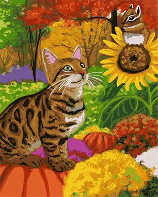 Cat & Dog Paint By Numbers Kits UK GX21584
