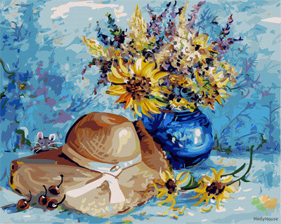 Flower Paint By Numbers Kits UK GX21592