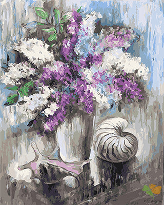 Flower Paint By Numbers Kits UK GX21619