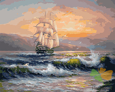 Seascape Paint By Numbers Kits UK GX21652