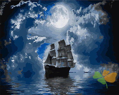 Seascape Paint By Numbers Kits UK GX21656