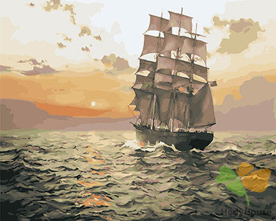 Seascape Paint By Numbers Kits UK GX21665