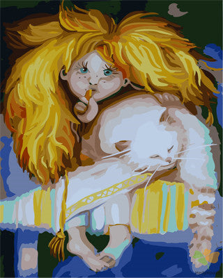 Cartoon Paint By Numbers Kits UK GX21690