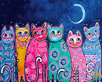 Cartoon Paint By Numbers Kits UK GX21706